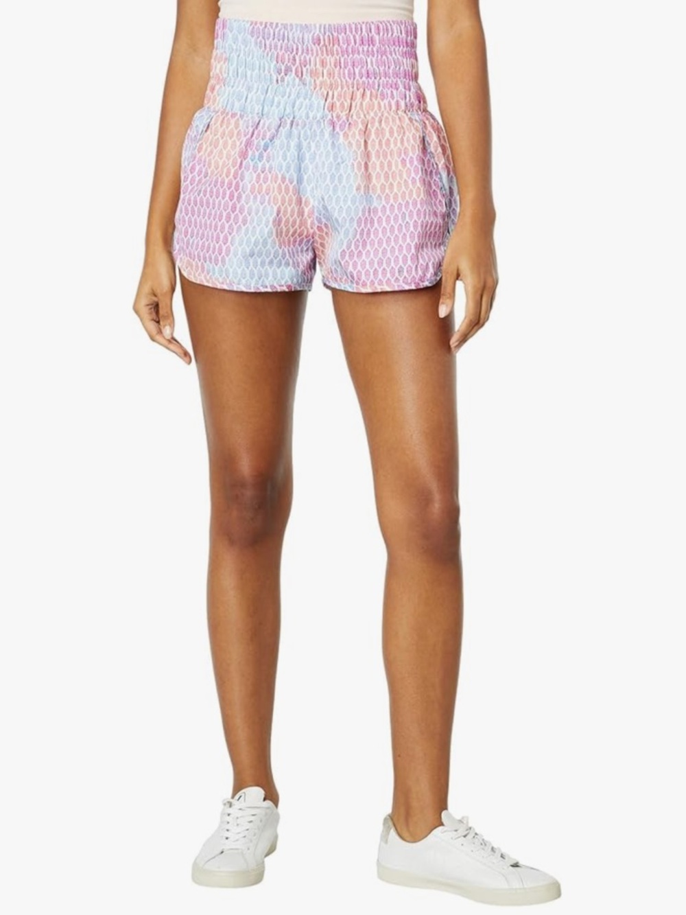 FP Movement The Way Home Printed Shorts - Rainbow Buti - XL EUC